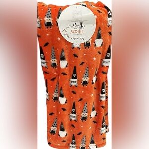 Orange Halloween Gnome Blanket